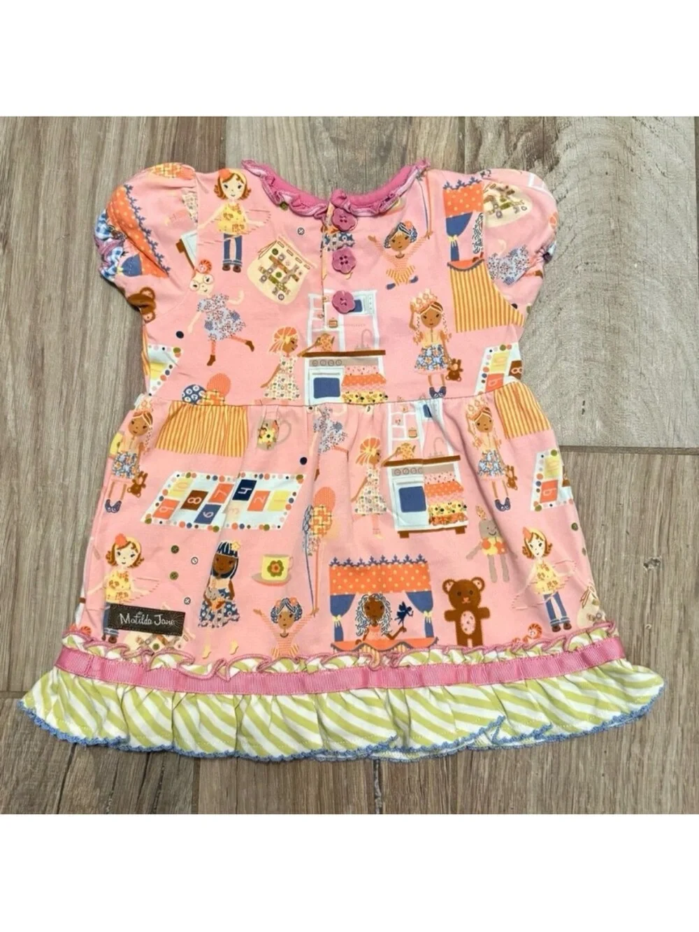 Matilda Jane Make Believe The Puppeteer Ruffle Tunic Dress Ballet